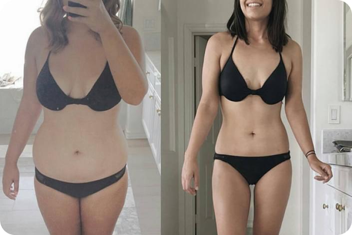 Photo of weight loss result